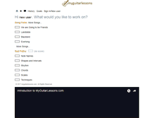 Tablet Screenshot of myguitarlessons.com